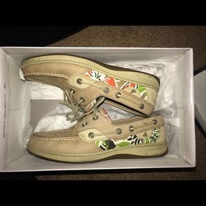 Floral Sperry shoe